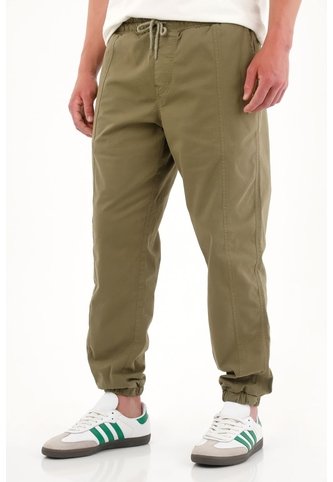 Tennis Pantalón Tipo Jogger De Pretina Elástica Verde Para Hombre Tennis