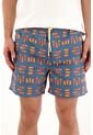 Tennis Pantaloneta De Baño Con Estampado De Peces Para Hombre de Tennis