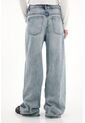 Tennis Jean Wide Leg De Tiro Alto Azul Para Mujer de Tennis