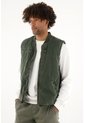 Tennis Chaleco Verde Con Teñido Overdye Para Hombre de Tennis