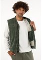 Tennis Chaleco Verde Con Teñido Overdye Para Hombre de Tennis