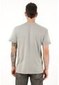 Tennis Camiseta Gris Con Estampado En Cuello Para Hombre de Tennis