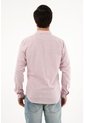 Camisa Rosada A Rayas Manga Larga Para Hombre de Tennis