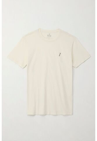 Tennis Camiseta Básica Con Mini Print Crudo Para Hombre Tennis