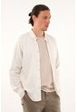 Tennis Camisa Crudo Con Bolsillos Delanteros Para Hombre de Tennis