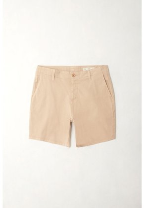 Bermuda Café Tipo Chino Para Hombre