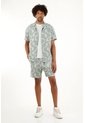 Tennis Camisa Con Estampado De Palmeras Para Hombre de Tennis