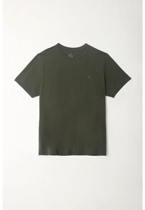 Camiseta Manga Corta Verde Para Hombre