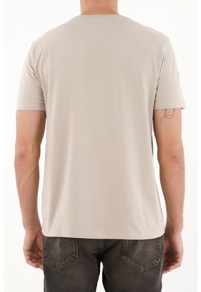Camiseta Gris Manga Corta Para Hombre