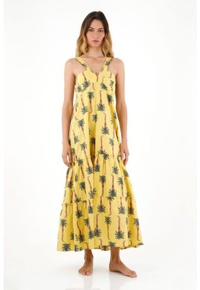 Tennis Vestido Estampado Con Escote En V Para Mujer