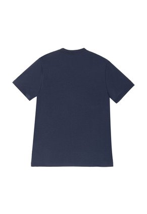 Camiseta Azul Estampada Para Hombre