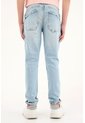 Jean Slim Tono Acid Wash Claro Para Niño de Tennis