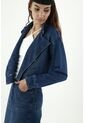 Chaqueta Azul En Denim Para Mujer de Tennis
