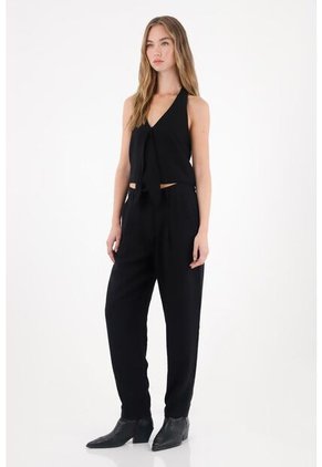 Tennis Chaleco Con Caída Asimétrica Con Acabado Natural Para Mujer