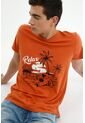 Camiseta Naranja Relax Para Hombre de Tennis