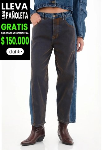 Tennis Jean Con Cortes Tipo Velvet Azul Para Mujer Tennis