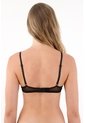 Tennis Top En Encaje Con Varilla Negro Para Mujer de Tennis