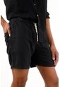 Tennis Bermuda Negra Con Bolsillos En Costados Para Hombre de Tennis