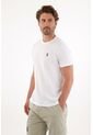 Tennis Camiseta Con Cuello Redondo En Rib Blanca Para Hombre de Tennis