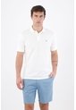 Tennis Polo Clásico Con Bordado De Raquetas En Algodón Blanco Para Hombre de Tennis