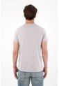 Tennis Camiseta Con Cuello Redondo En Rib Gris Para Hombre de Tennis