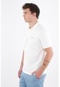 Tennis Polo Clásico Con Bordado De Raquetas En Algodón Blanco Para Hombre de Tennis