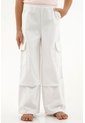 Pantalón Crudo Tipo Cargo Para Niña de Tennis
