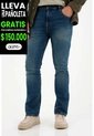 Tennis Jean Nudy Cinco Bolsillos Azul Con Diseño Versátil Para Hombre Con Acabado Suave de Tennis
