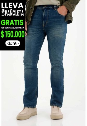 Tennis Jean Nudy Cinco Bolsillos Azul Con Diseño Versátil Para Hombre Con Acabado Suave Tennis