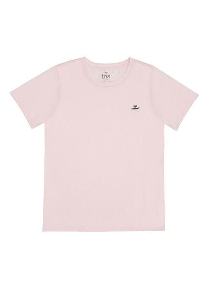 Camiseta Rosada De Manga Corta Para Hombre