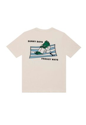 Camiseta Crudo Estampada Para Niño