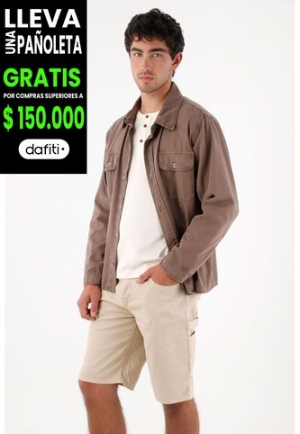 Tennis Bermuda Tipo Cargo Café Para Hombre Tennis