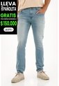 Tennis Jean Nudy Tono Claro Con Textura Lisa Para Hombre de Tennis