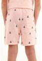 Bermuda Rosada Con Bordado De Veleros Para Niño de Tennis