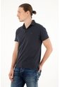 Tennis Polo Azul Con Raqueta Bordada Para Hombre de Tennis