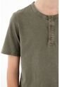 Camiseta Verde Cuello Redondo De Botones Para Niño de Tennis