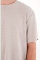 Camiseta Básica De Tela Con Textura Café Para Hombre de Tennis