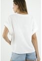 Camiseta Amplia Crudo Para Mujer de Tennis