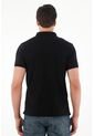Tennis Polo Negra Cuello Tejido Para Hombre de Tennis