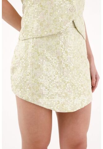 Tennis Falda Corta Con Lentejuelas Para Mujer Tennis