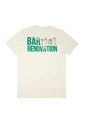 Tennis Camiseta Con Estampado En Frente Y Espalda Crudo Para Hombre de Tennis
