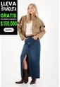Tennis Falda Larga En Denim Con Jota Asimétrica Para Mujer de Tennis