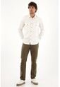 Tennis Camisa En Dril Con Bolsillos Crudo Para Hombre de Tennis