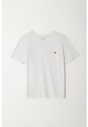 Camiseta Manga Corta Blanca Para Niño