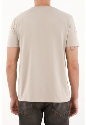 Camiseta Gris Manga Corta Para Hombre