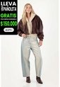Tennis Jean Recto Con Efecto Resinado Para Mujer de Tennis