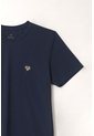 Tennis Camiseta Básica Azul Con Diseño Limpio Para Hombre de Tennis