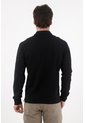 Tennis Camiseta Manga Larga Negra Con Acabado Suave Para Hombre de Tennis