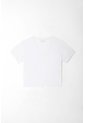 Tennis Camiseta Para Mujer De Algodón Blanca De Fit Relajado Con Escote En V de Tennis