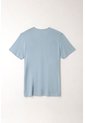 Tennis Camiseta Básica Azul Con Textura Suave Para Hombre de Tennis